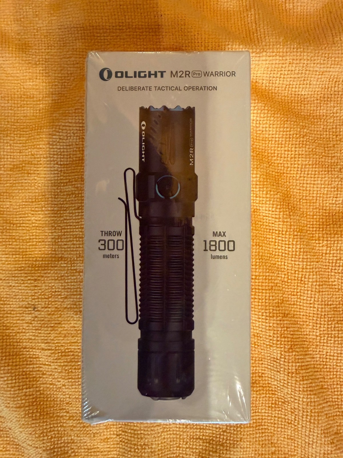 Olight M2R Pro Warrior Black/Blue BRAND NEW/ UNOPENED! !! 1800 LUMENS!!