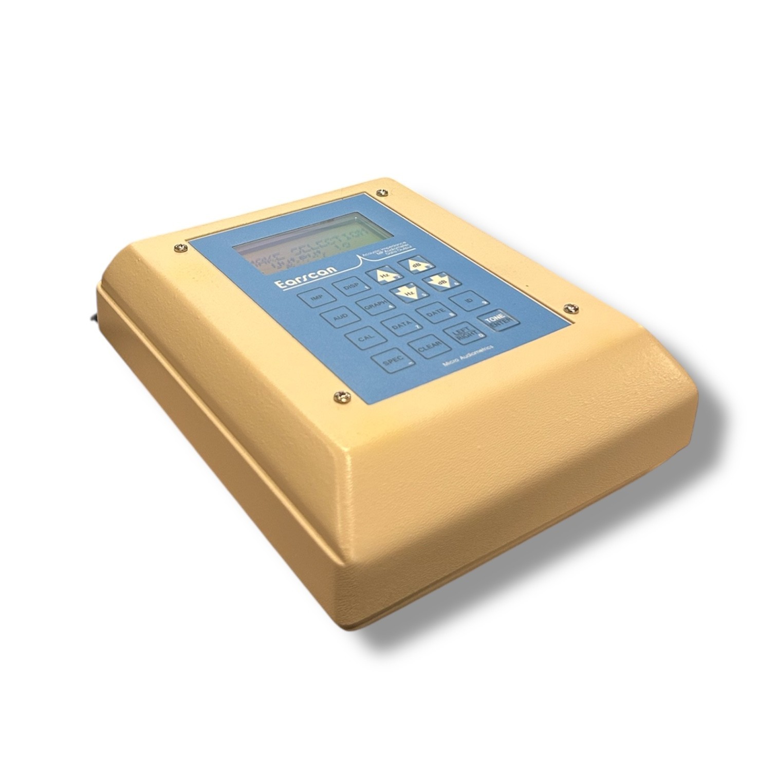 Micro Audiometrics Earscan ES-TR Pure Tone Audio Meter w Accessories