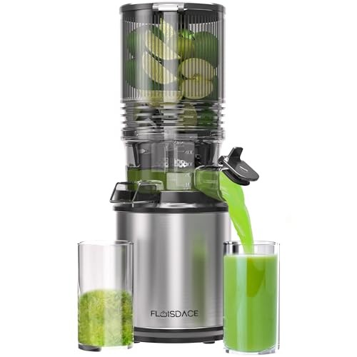 Cold Press Juicer – 6.5" Extra Large Feed Chute Fit Hands-Free Electric