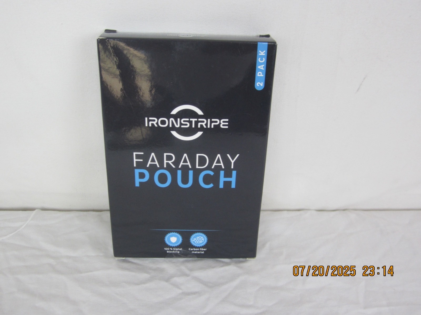 Faraday Pouch Car Key RFID Blocker Carbon Fiber 2Pk