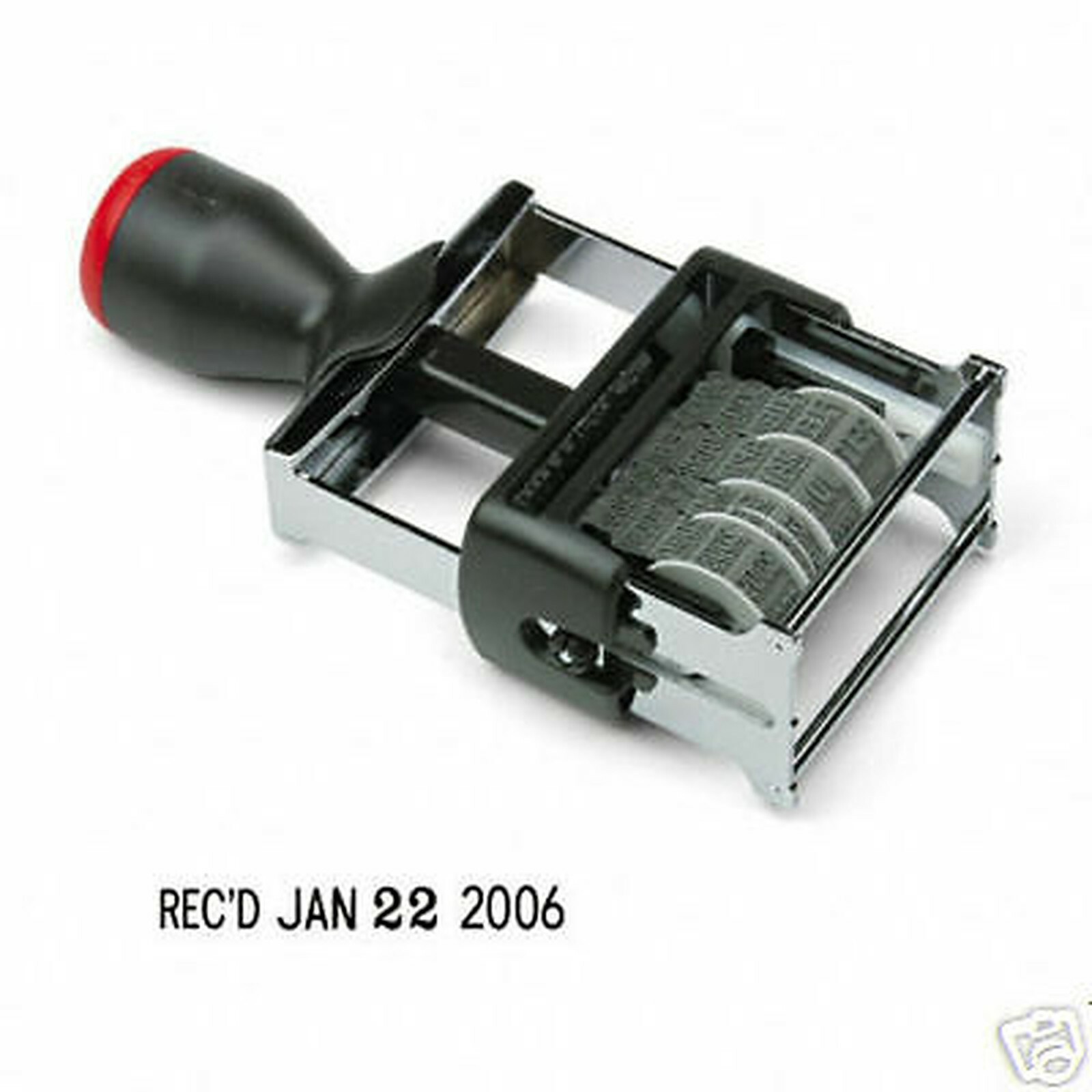 COSCO 2000 PLUS SELF INKING DATE PHRASE STAMP for dates 2004 to 2009 with phrase