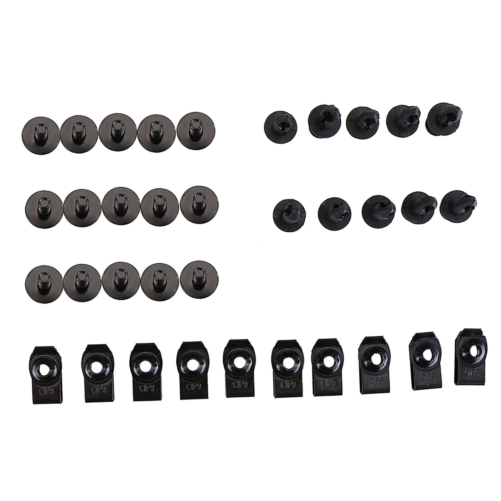 For Dodge M6 Engine Under Cover Splash Shield Guard 35Pcs Body Bolts U-nut Clips
