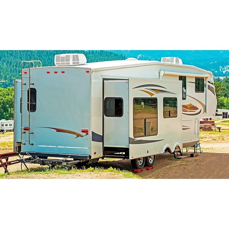 Heavy Duty RV Leveling Blocks Non-Slip Design Tandem Trailers 35K lb Capacity US
