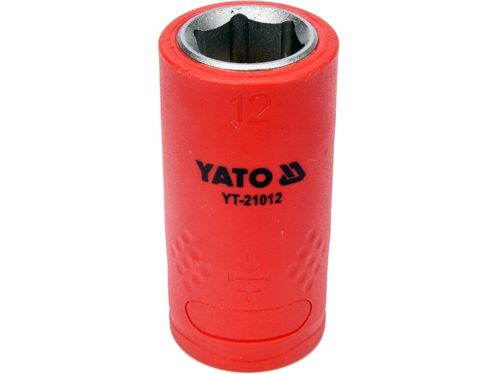 Yato socket wrench insert fully insulated 12 mm 3/8" hexagonal VDE 1000 YT-21012