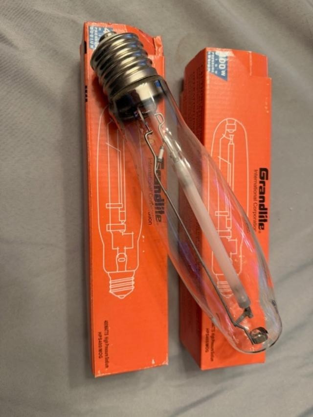 2-pak 400w High Pressure Sodium bulb