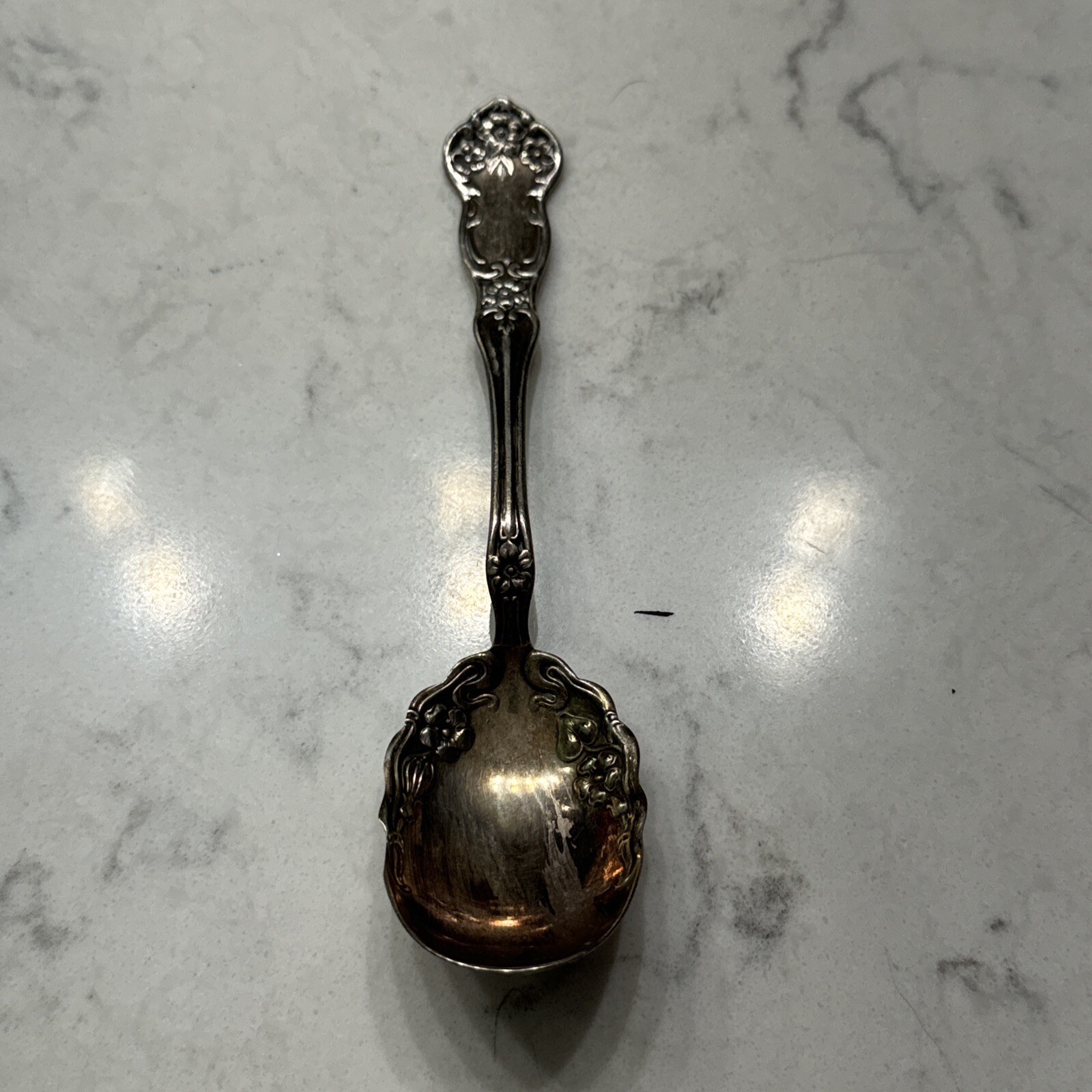 Antique SilverPlate 1901 Simeon L & George H. Rogers Company A1 Sugar Shell