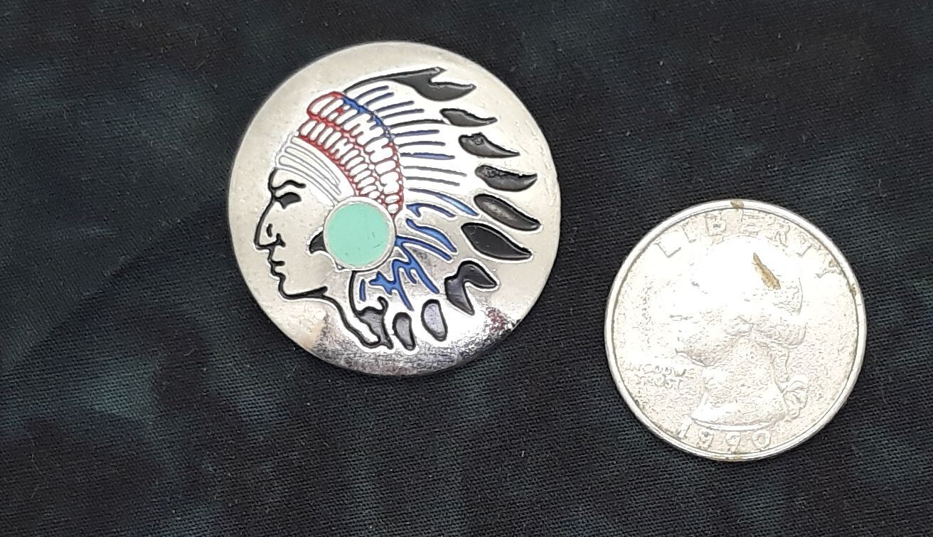 Southwest Native Style Chief Conchos 1 3/16" Five Count