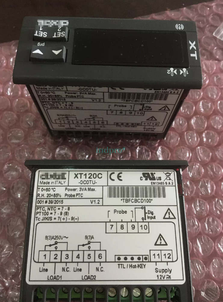 1PC dual output thermostat XT120C-0C0TU with TP100 sensor