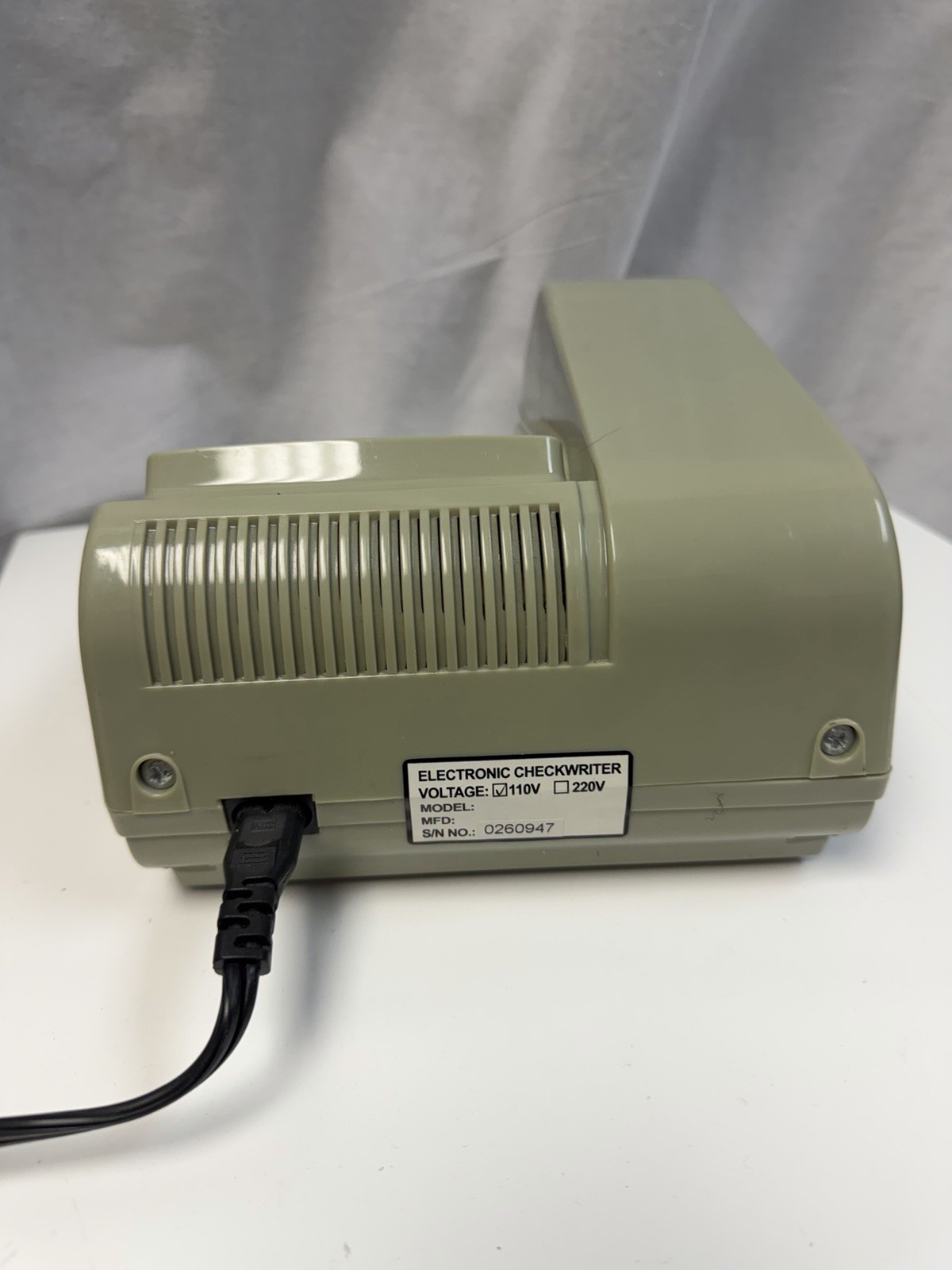 UBICON Electronic Check Writer