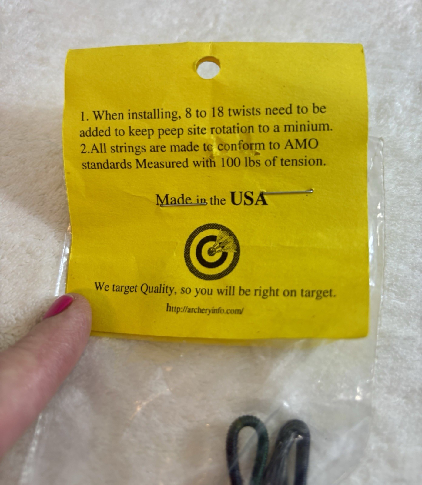 D & E Bowstrings 54 In Bowstring For Crossbow, 450 Plus. Free Shipping.
