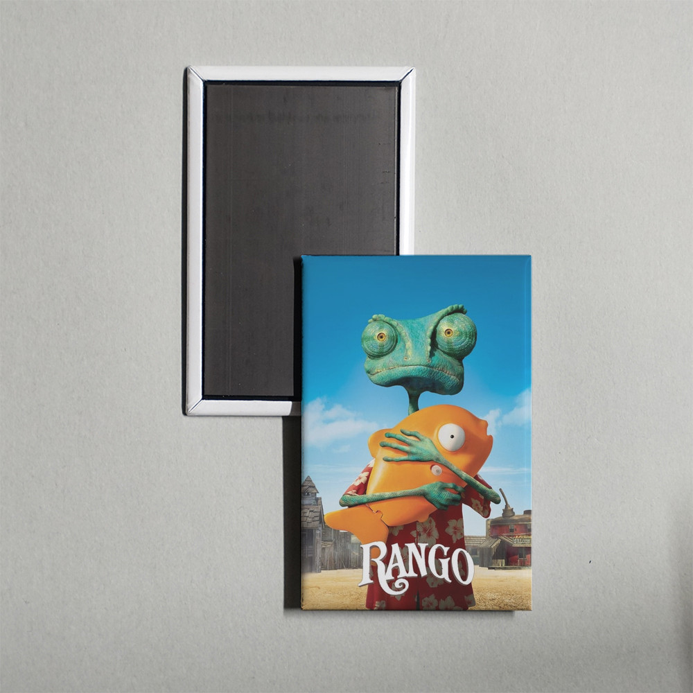 Rango Mini Movie Poster Fridge Locker Magnet