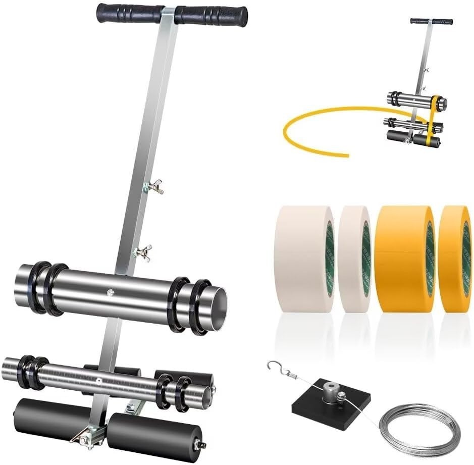 Line Striping Machine, with Drawing Circle Kit - Asphalt Or Concrete