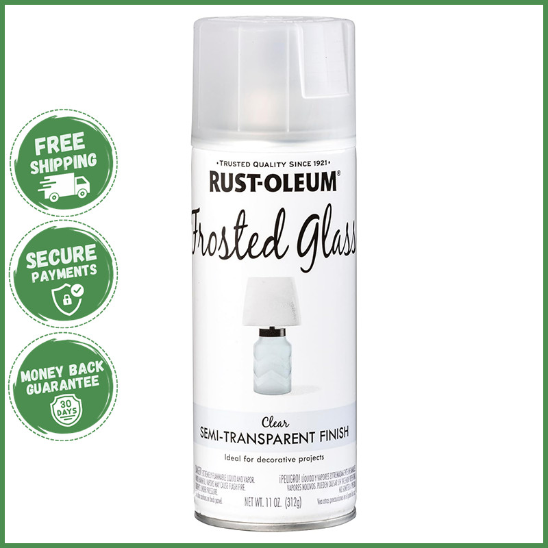FROSTED GLASS SPRAY COATING PAINT 11 OZ Glass Windows Doors Translucent Finish
