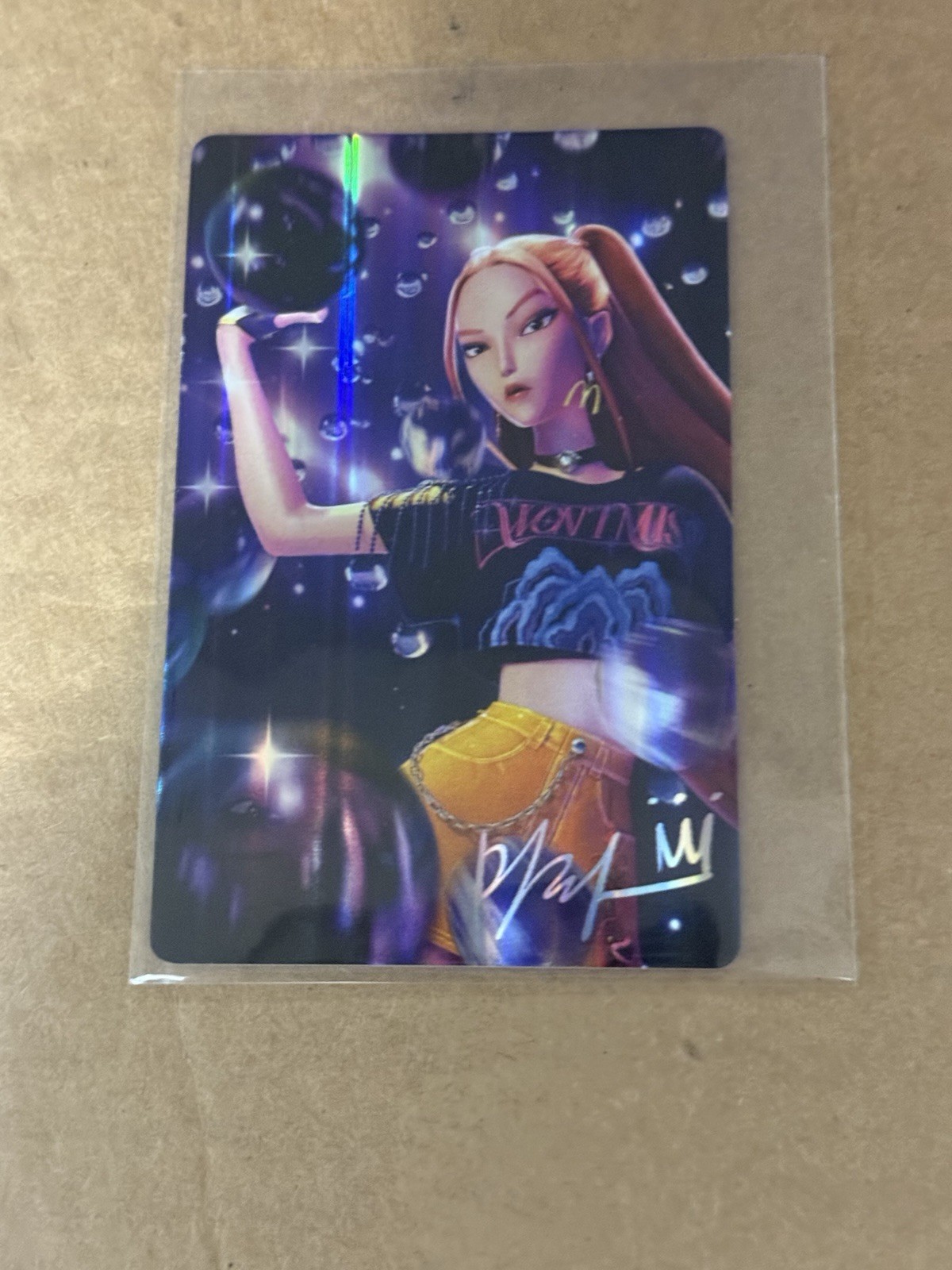 Mira Photocard- Kpop Demon Hunters- holographic - McDonald’s Photocard K-Pop