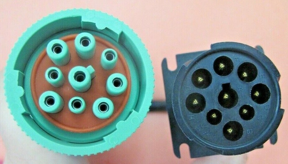 Crossover cable J1939 CAN1 to CAN3 diagnostics adapter Paccar Peterbilt DrewLinQ