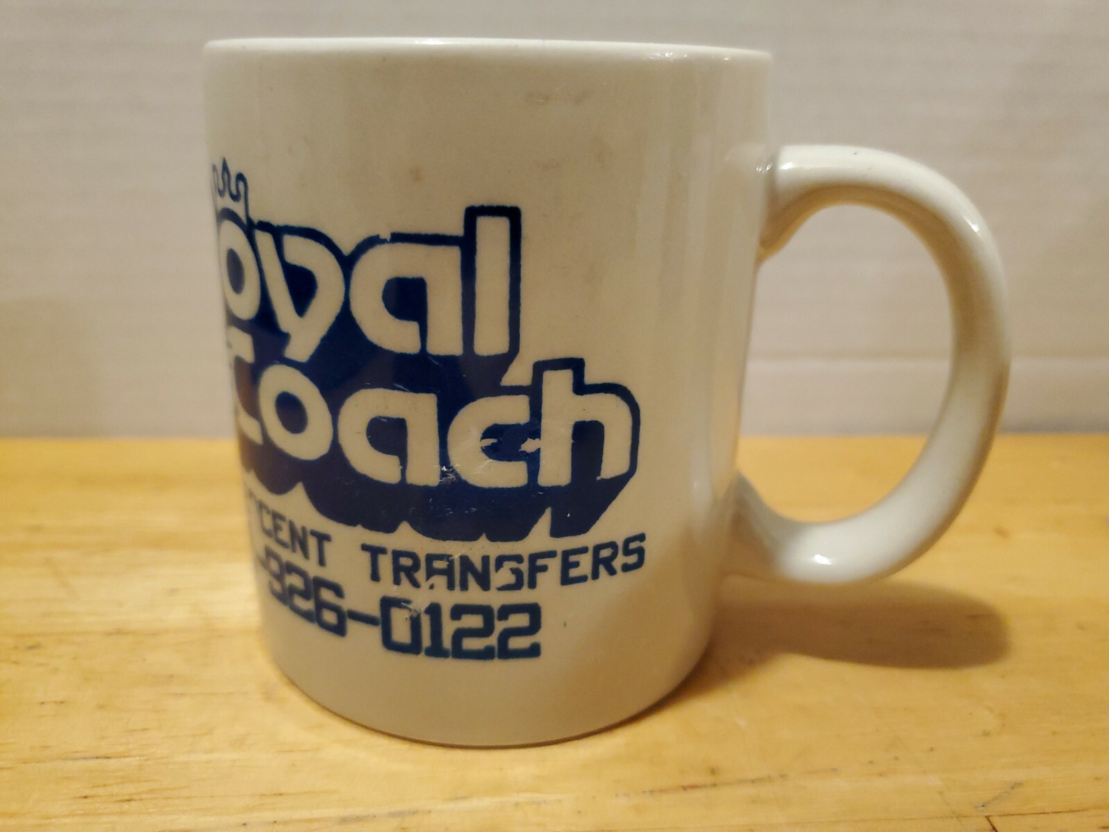 Aurora Indiana ROYAL COACH CONVALESCENT TRANSFERS Coffee Cup Mug Taxi Transport
