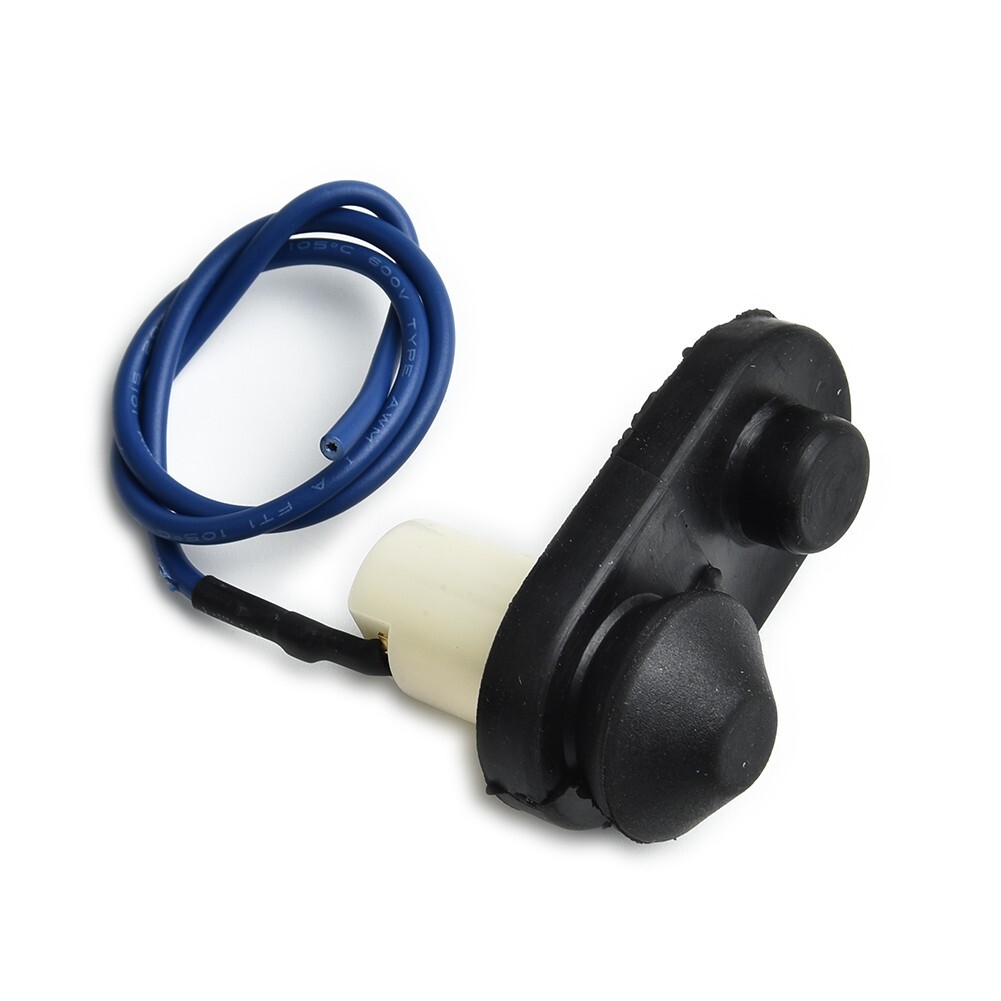 4 Pcs Set Black Car Interior Door Courtesy Light Lamp Switch Button
