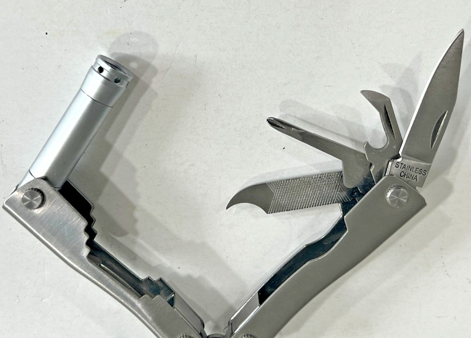 Mini Multi Functions Knife Pliers Stainless morris coker inc