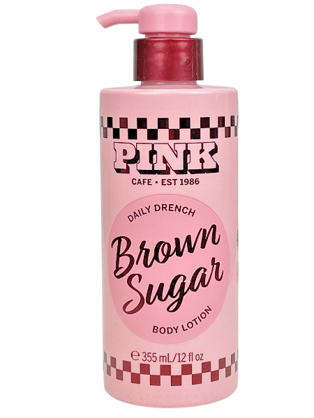 VICTORIA'S SECRET PINK BROWN SUGAR DAILY DRENCH BODY LOTION 12 oz NEW