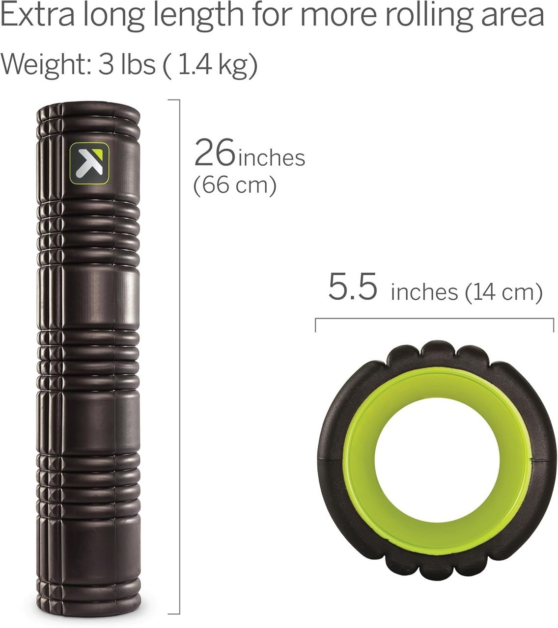Trigger Point - The Grid 2.0 Foam Massage Roller - Black