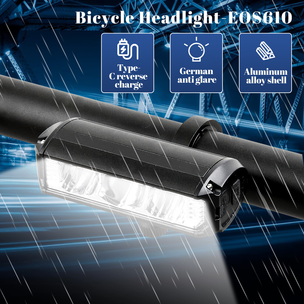 Bike Lights Front Tail Light Night Riding LED Bicycle Lights USB Rechargeable US