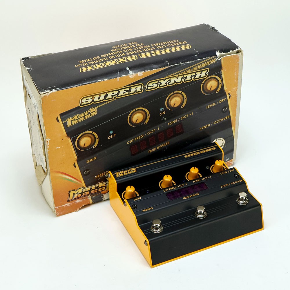 Markbass Super Synth Bass Synthesizer Effect Pedal Used Missing Adapter