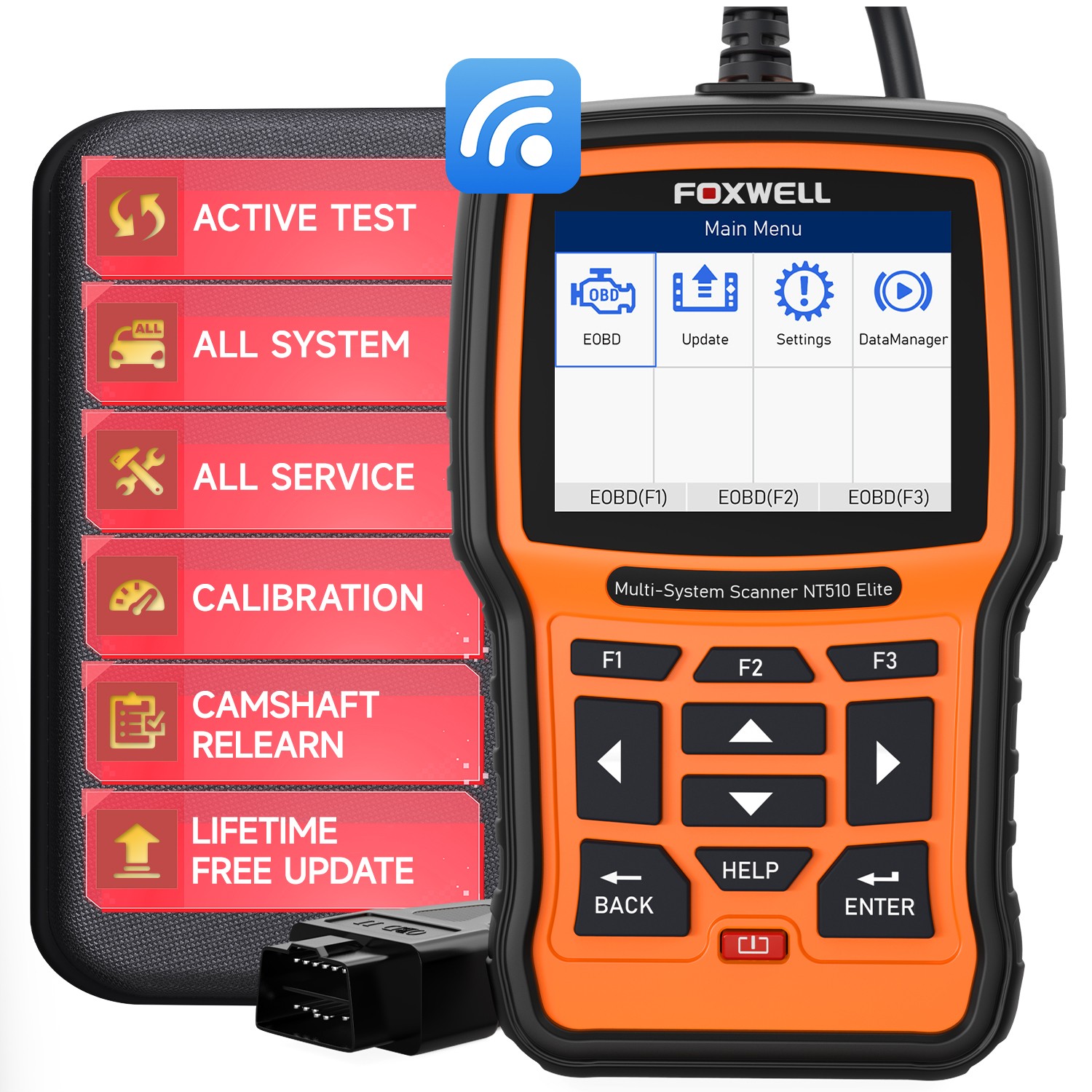 for GMC All System Bidirectional Car OBD2 Scanner Diagnostic Tool ABS SRS Oil