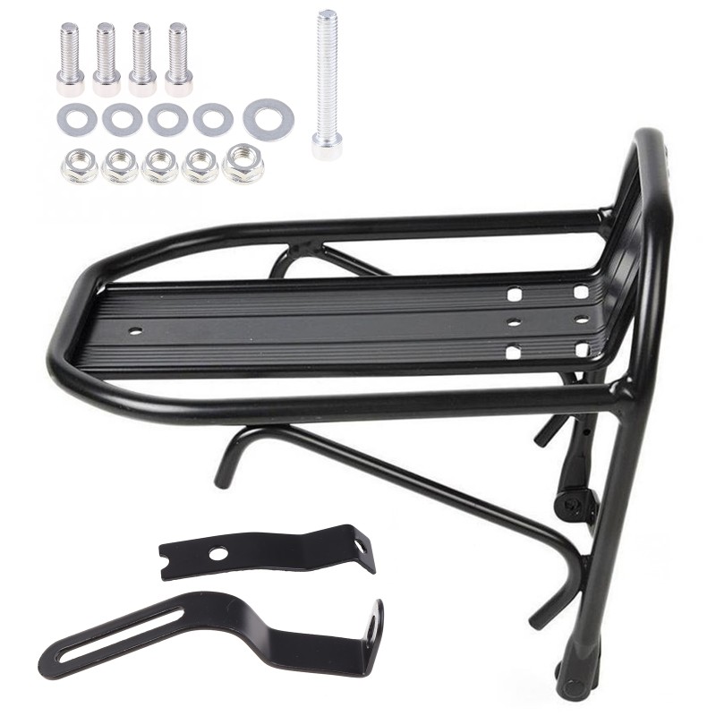 MTB Bike Rack Aluminum Alloy Front Bike Rack Bag Luggage Shelf Cycling Stand