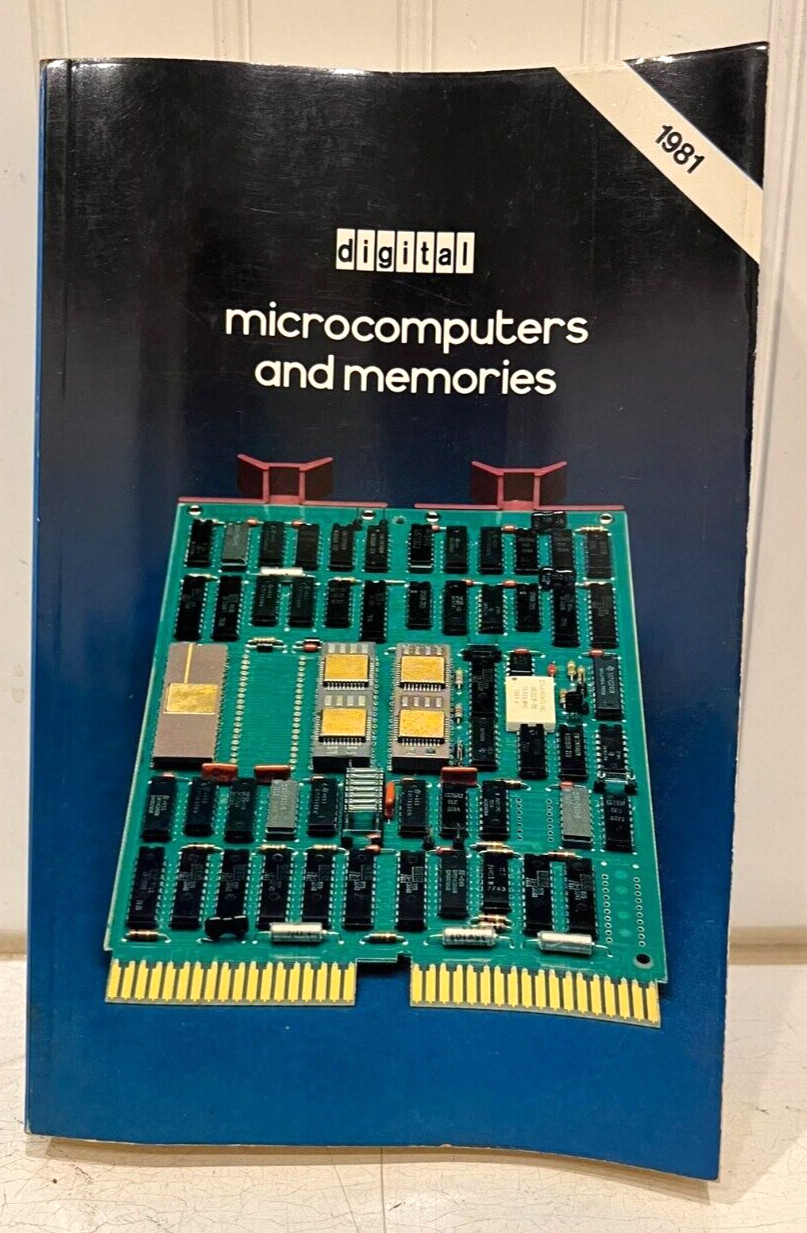 1981 DEC Digital Microcomputers and Memories Book-  Vintage Computing