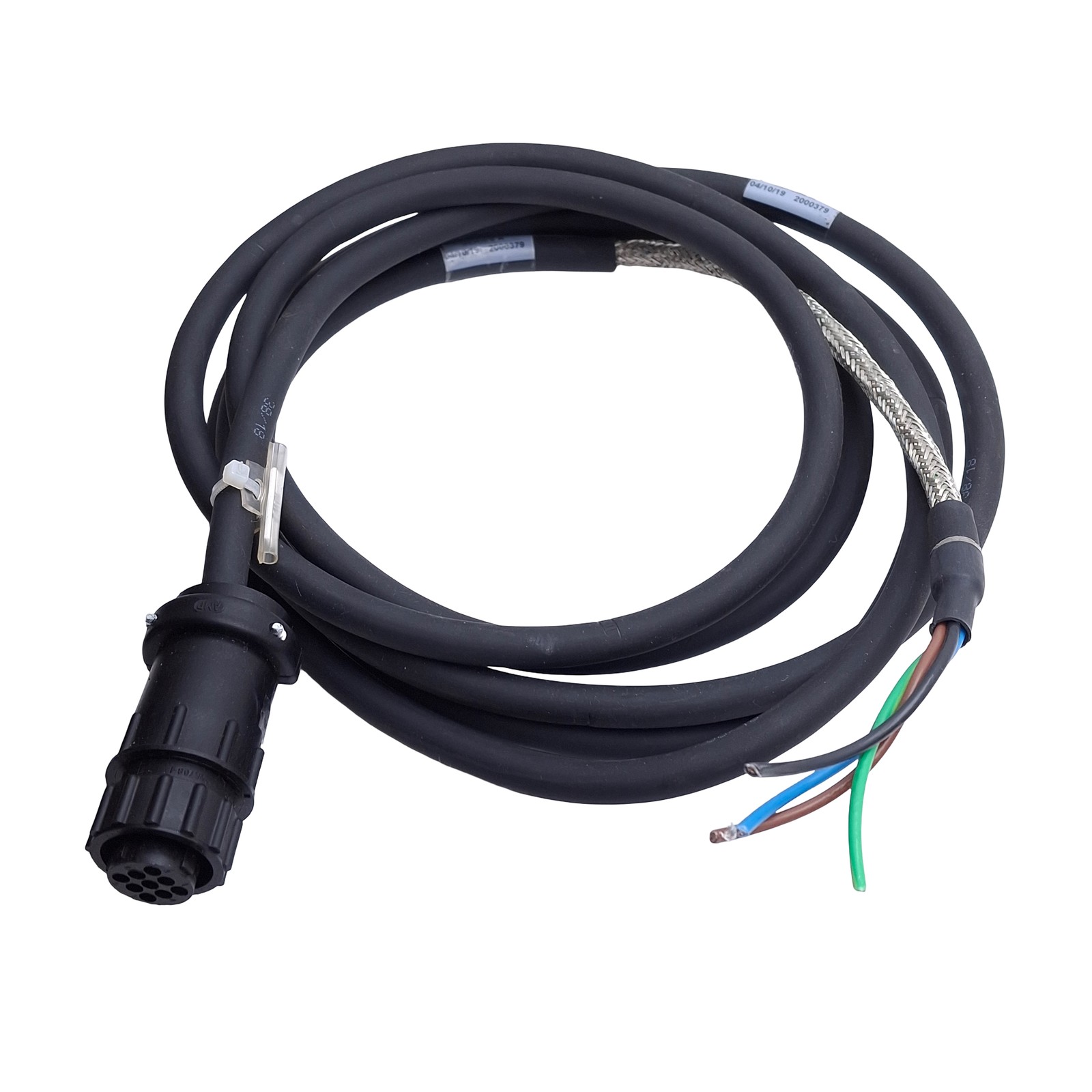 Allen Bradley 2090-CPWM6DF-16AA03 Kinetix Motor Power Cable, 3 Meters, 16AWG