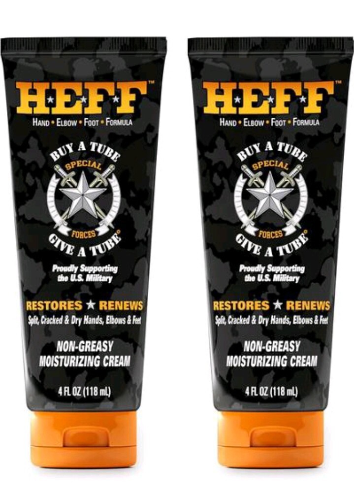 HEFF 2-Pack Hand Elbow Foot Formula Moisturizing Lotion, 4 oz Tube