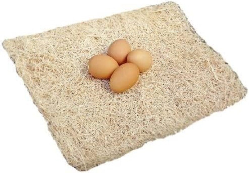 Chicken Nesting Pad | Soft, Sustainable Aspen Fiber Bedding for Comfortable Egg