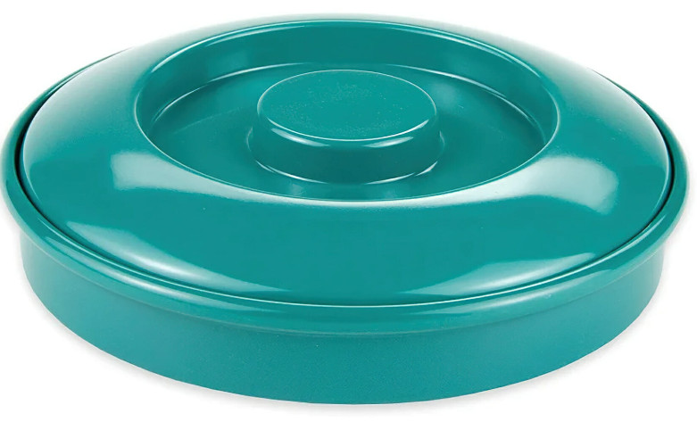 G.E.T. TS-800-TE– 7.75″ Melamine Teal Tortilla Server w/Lid, 1.25″ Deep