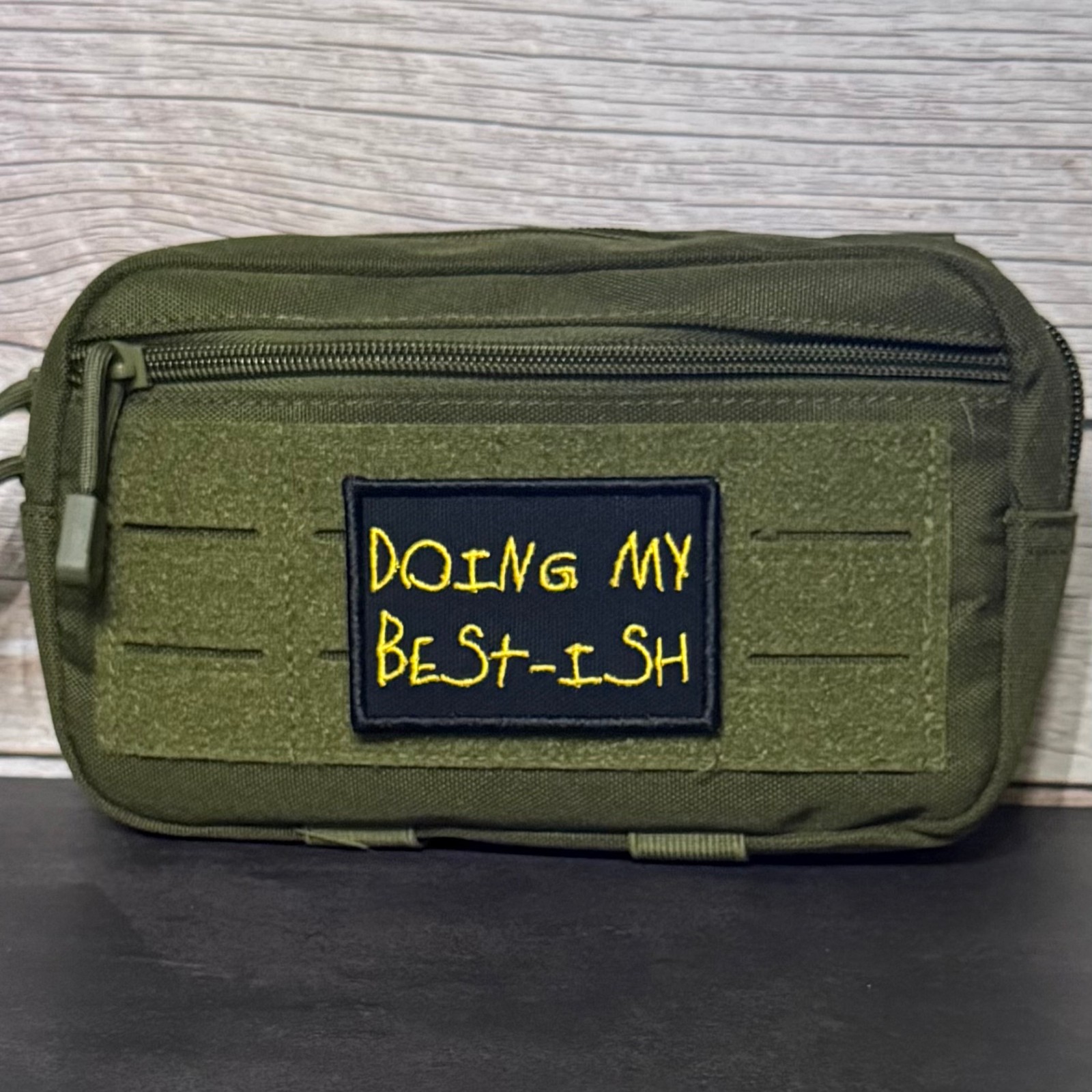 Doing My Best-ish Funny Morale Patch, 2x3" | VELCRO® Brand Hook Fastener