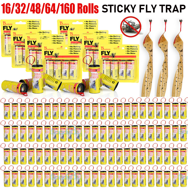 16-160x Trampas Adhesivas Para Moscas De La Fruta, Trampa Para Matar Mosquitos