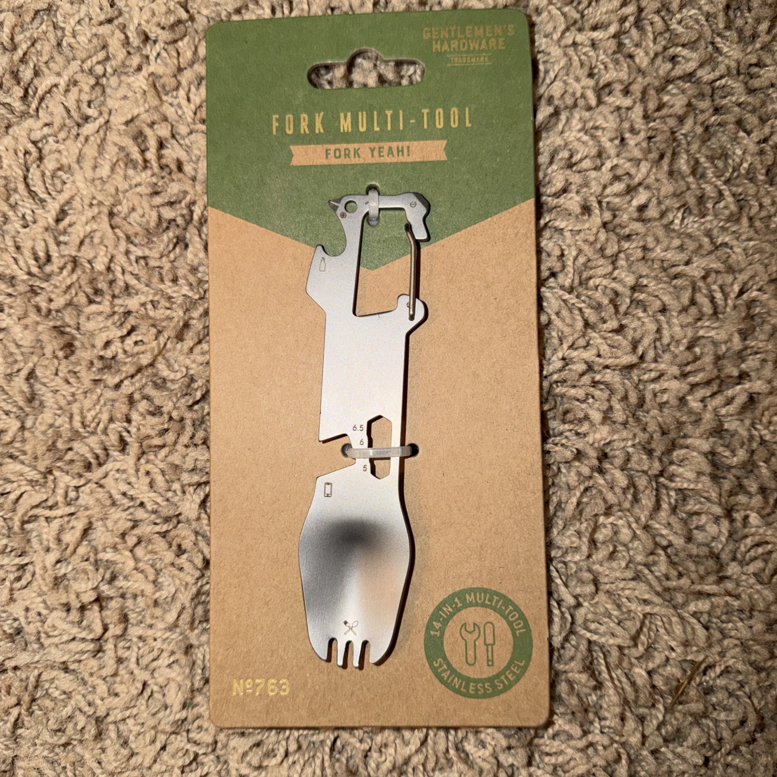 Gentlemen's Hardware Explorer Fork multi Tool 14-1 Backpacking Tool