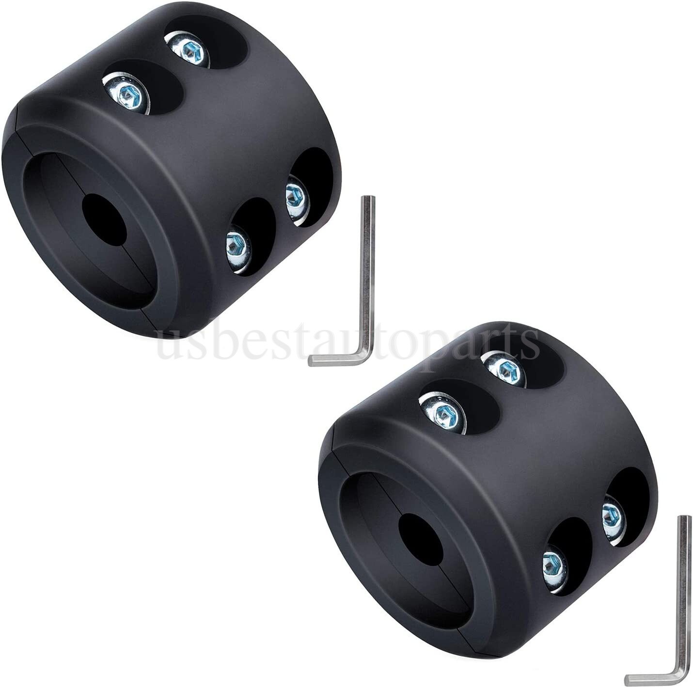 2Pcs Winch Stopper Rubber Heavy Duty Cable Line Waterproof Rope Hook ATV UTV SUV