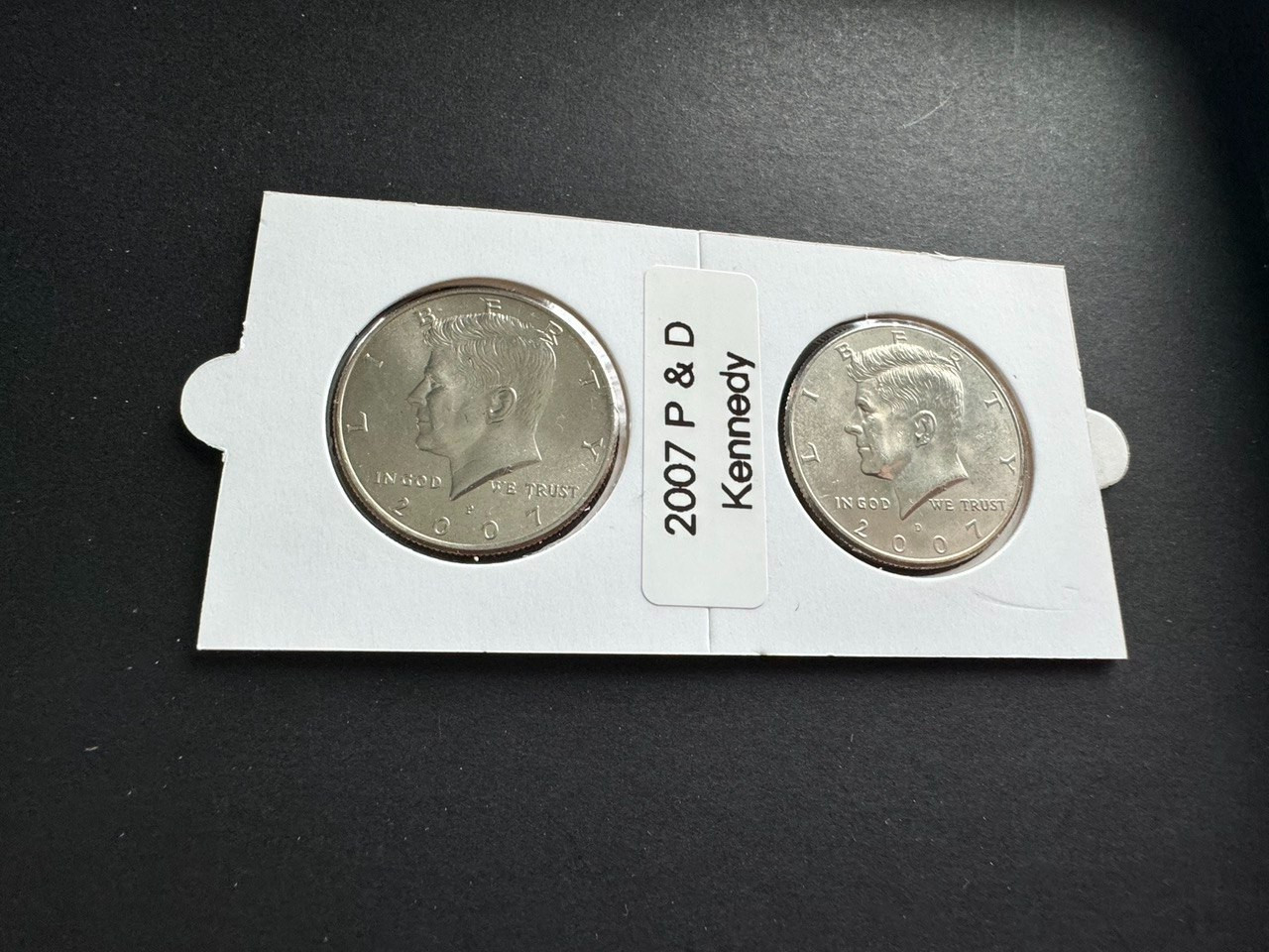 2007 P&D Kennedy Half Dollars, Low mintage NIFC, free shipping