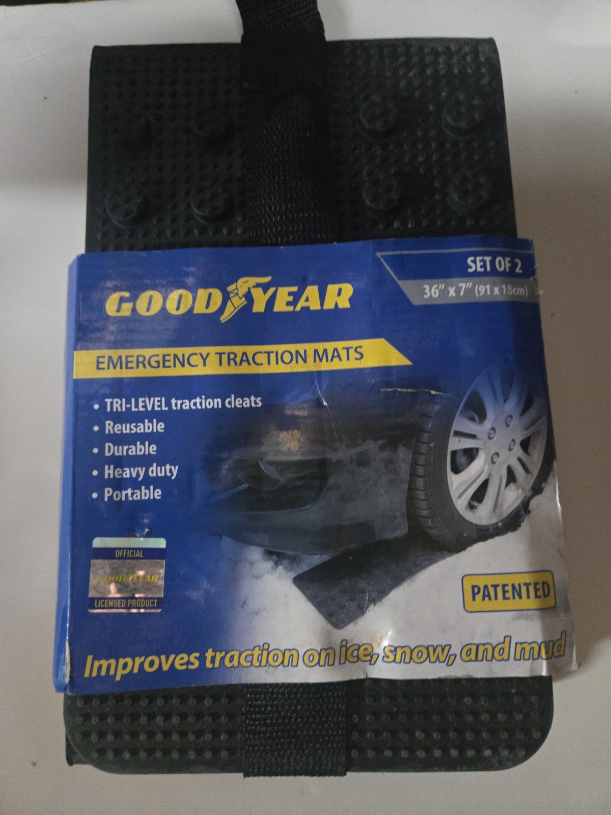 Goodyear Emergency Traction Mats Snow Or Mud Brand New, 36” X 7” Set Of Two