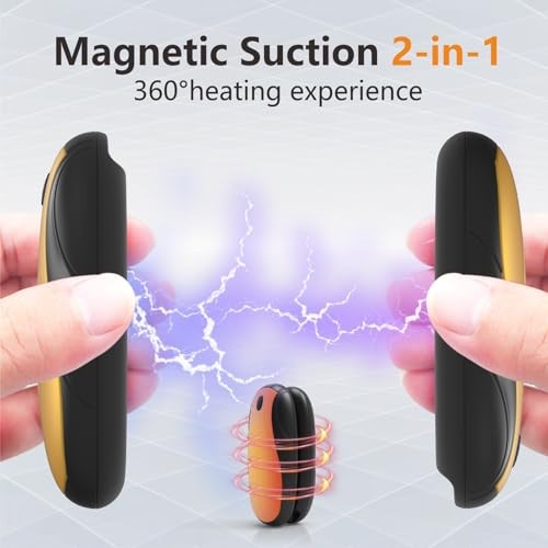 Hand Warmers Rechargeable 2Pack,14000mAh Electric Hand Warmers with orange