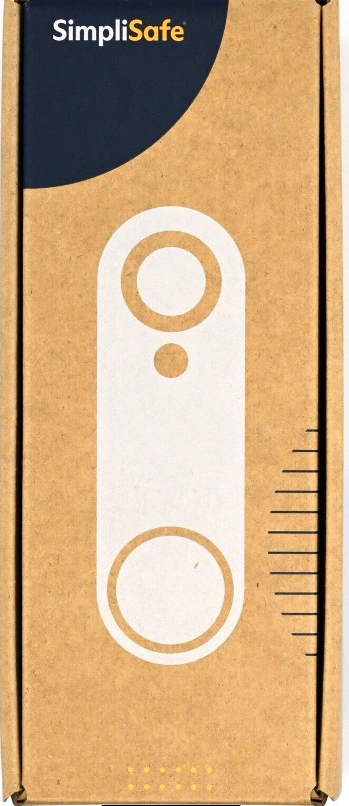 SimpliSafe Video Doorbell Camera Smart Home Security Wi-Fi Wired Camera White