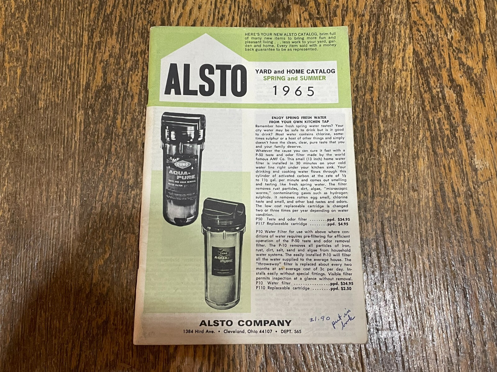 Alsto Yard / Home Catalog Spring Summer 1965 MCM Gardening Household Furniture