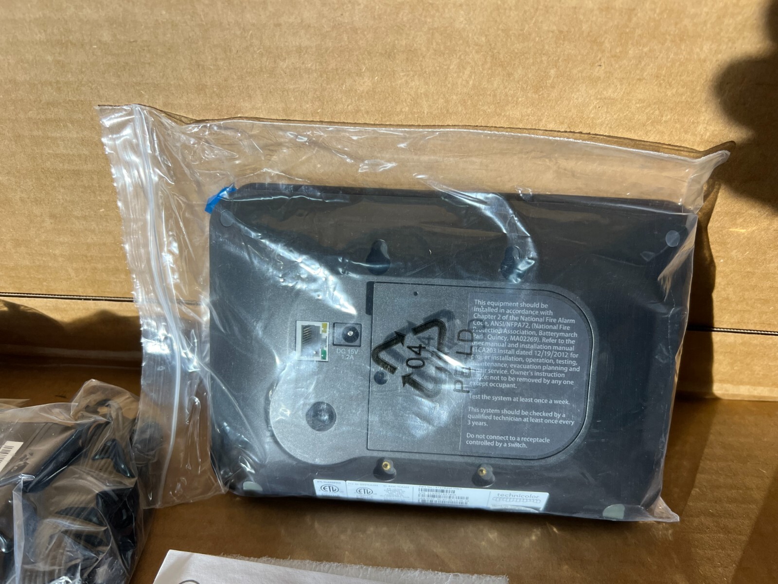 Xfinity TCA203COMG Black Home Security Station or Touchscreen Controller New