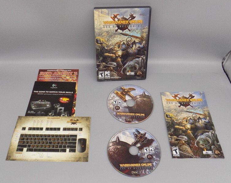 Warhammer Complete PC Game Age of Reckoning Clean w/ Key Card Untested