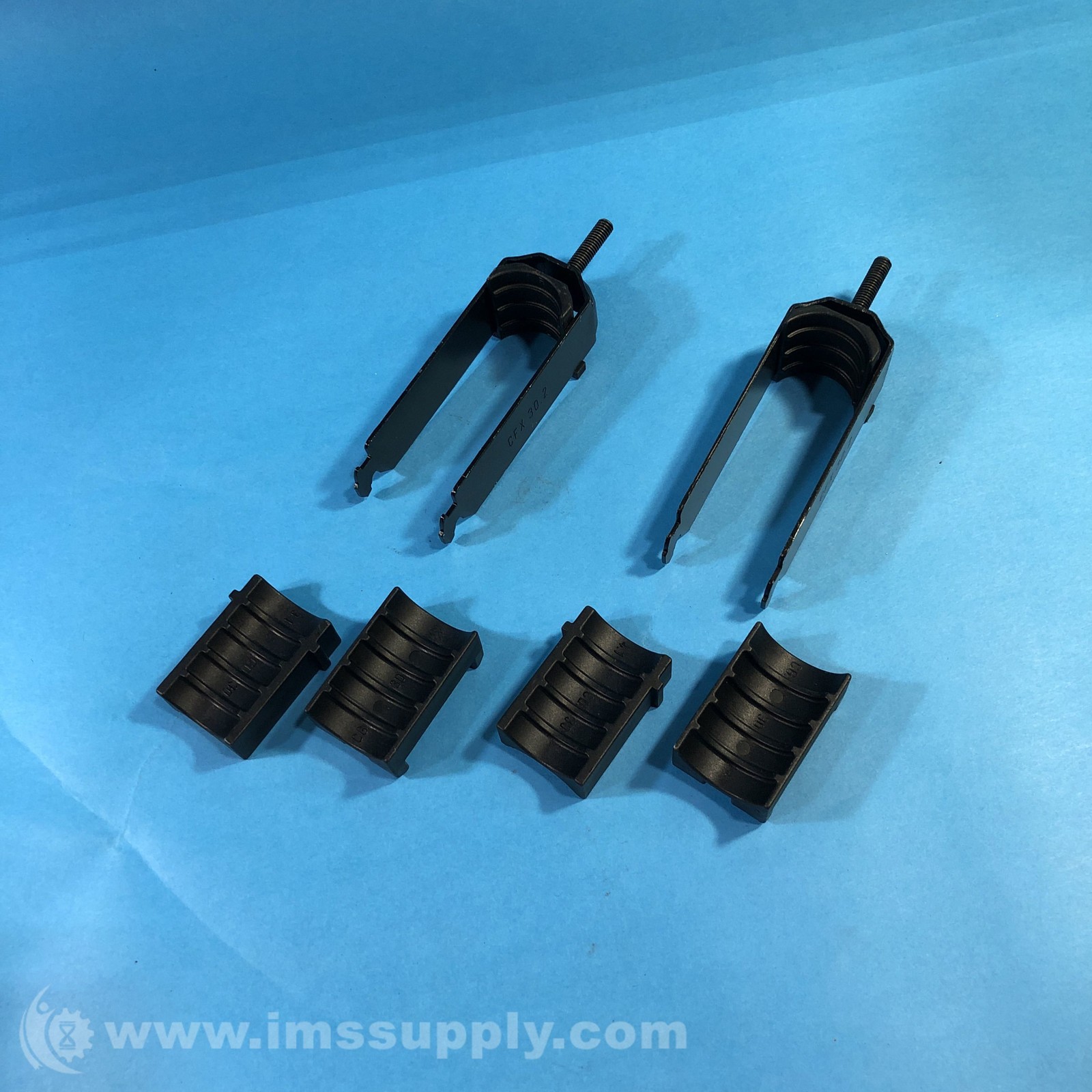 Igus CFX30-2 Chainfix Strain Relief, Double Clamp Housing, Steel FNFP