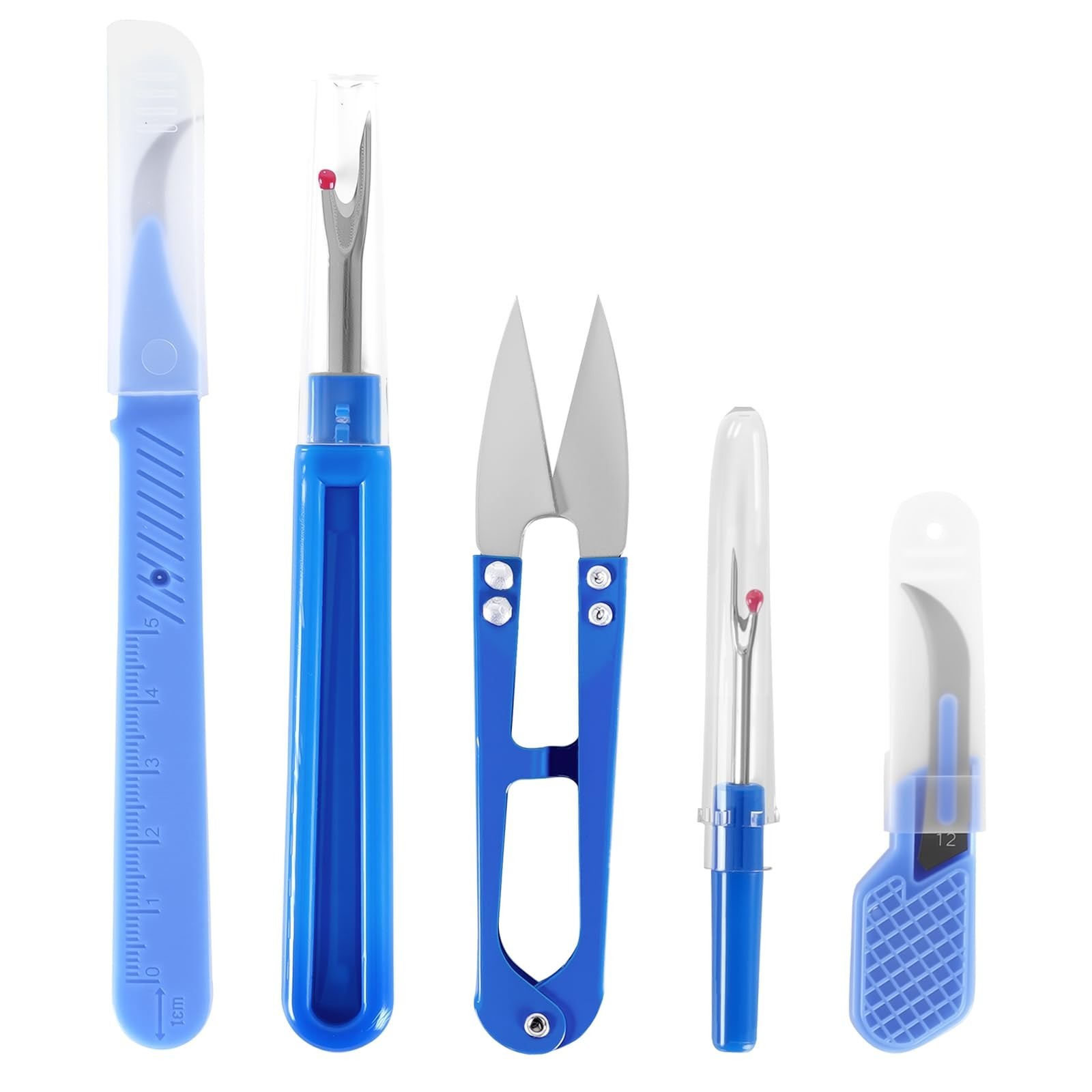 Poexuzi 5 PCS Sewing Kits Removing Threads Tools，for Sewing/Crafting Thre