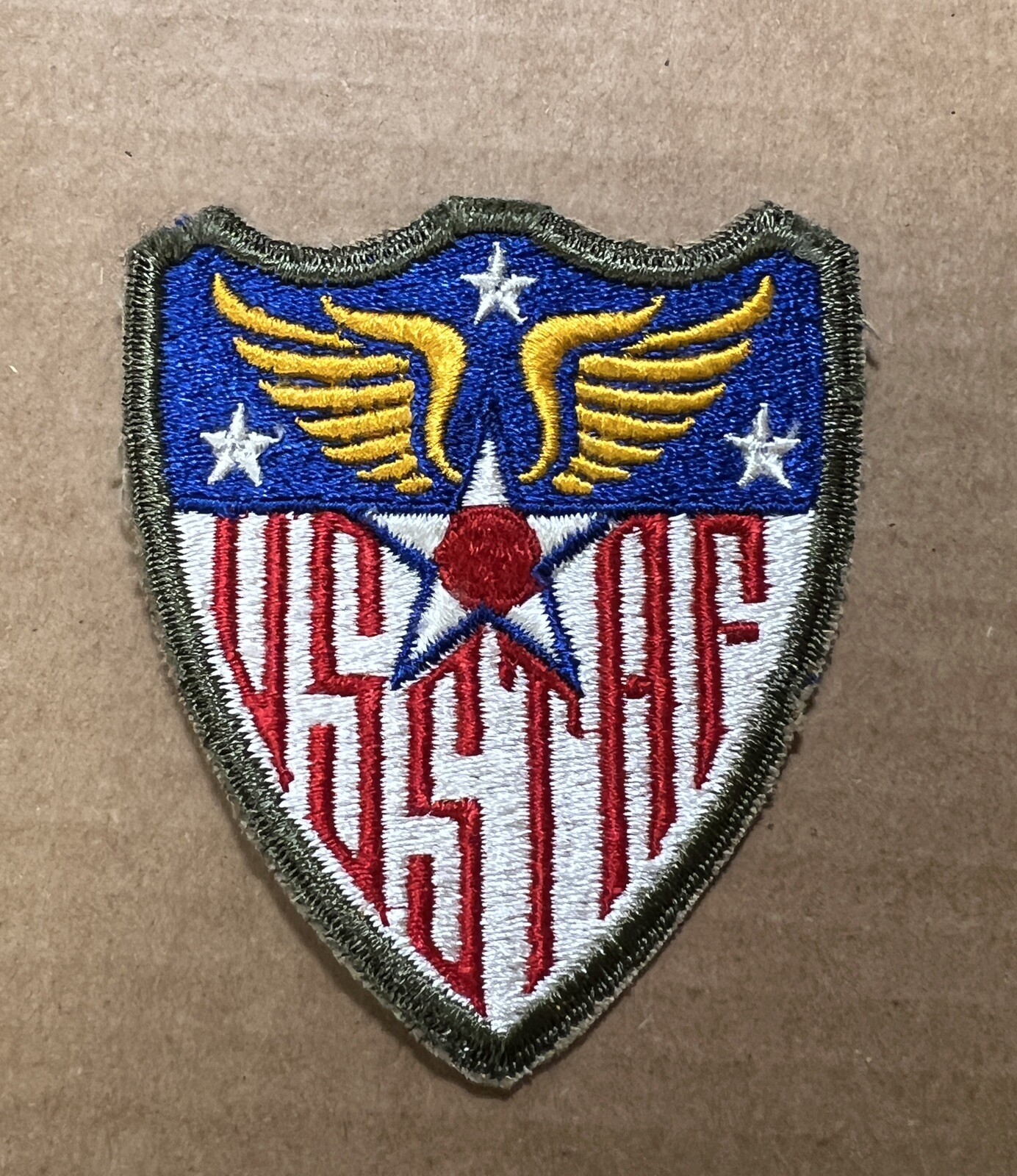 Original WWII United States Strategic Air Forces in Europe Patch USSTAF USAAF