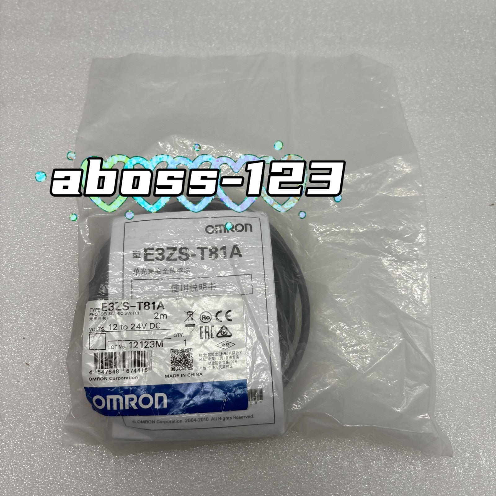 Omron E3ZS-T81A  photoelectric sensor#1pcs New In Box