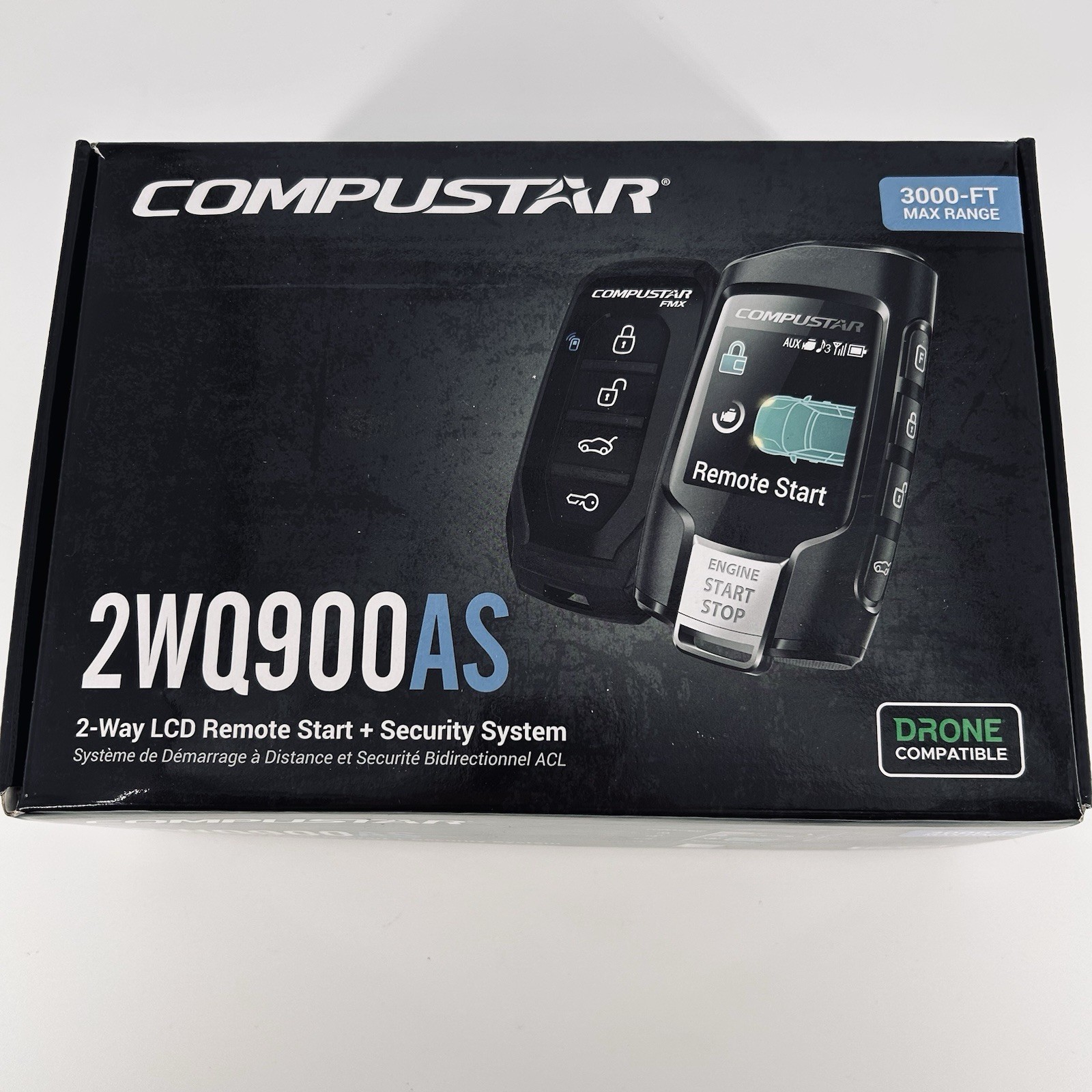 Compustar CS2WQ900AS 2-Way Remote Start System All-in-One Blade-AL Bypass NEW
