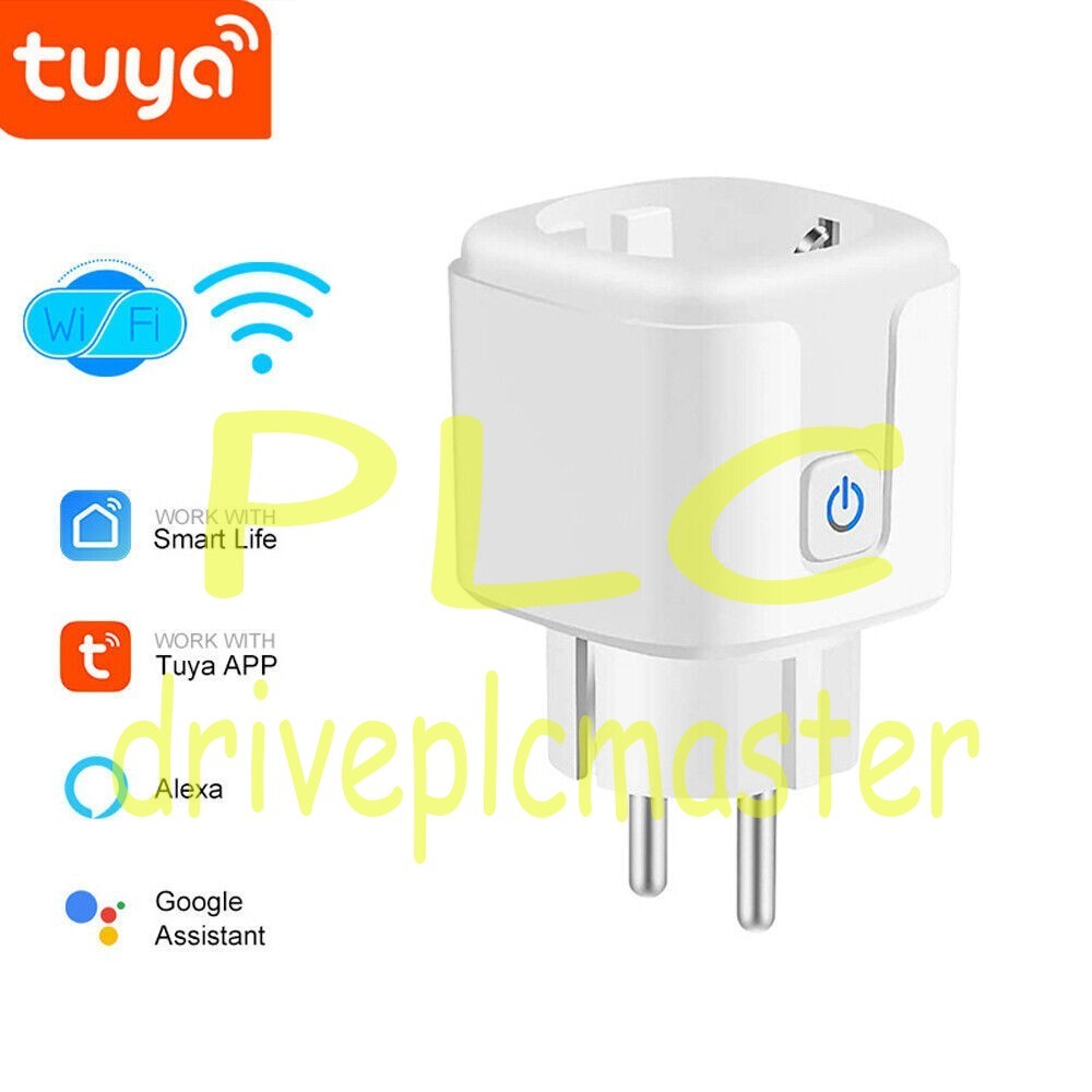 Smart Socket EU 16A AC100-240V Tuya Smart Socket Wifi Smart Plug Power Outlet #d